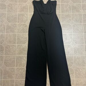 Windsor Classic Black Strapless Jumpsuit
